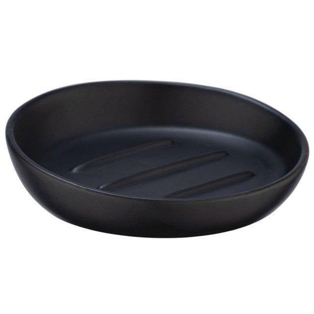 Mydelniczka stojąca Wenko Badi ceramiczna czarna 1 szt.