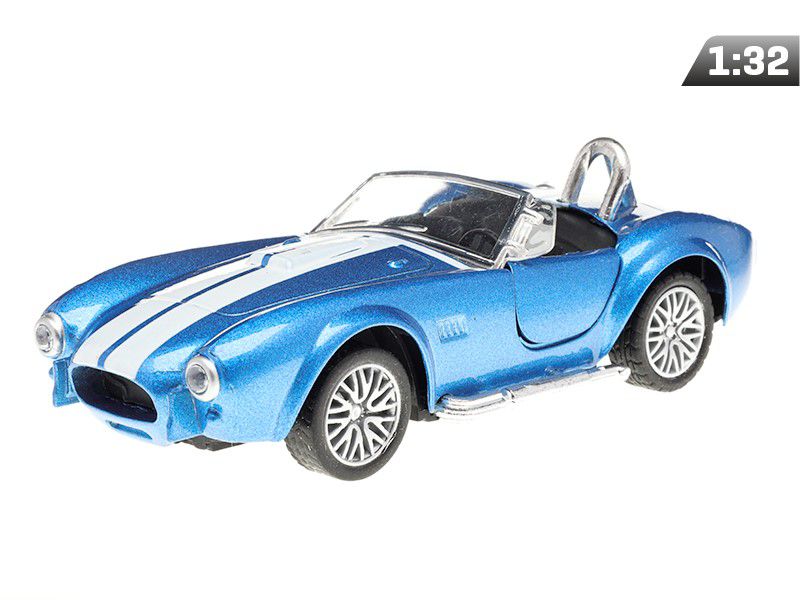 Model 1:32, Shelby Cobra, niebieski, Carmotion, 1 szt.