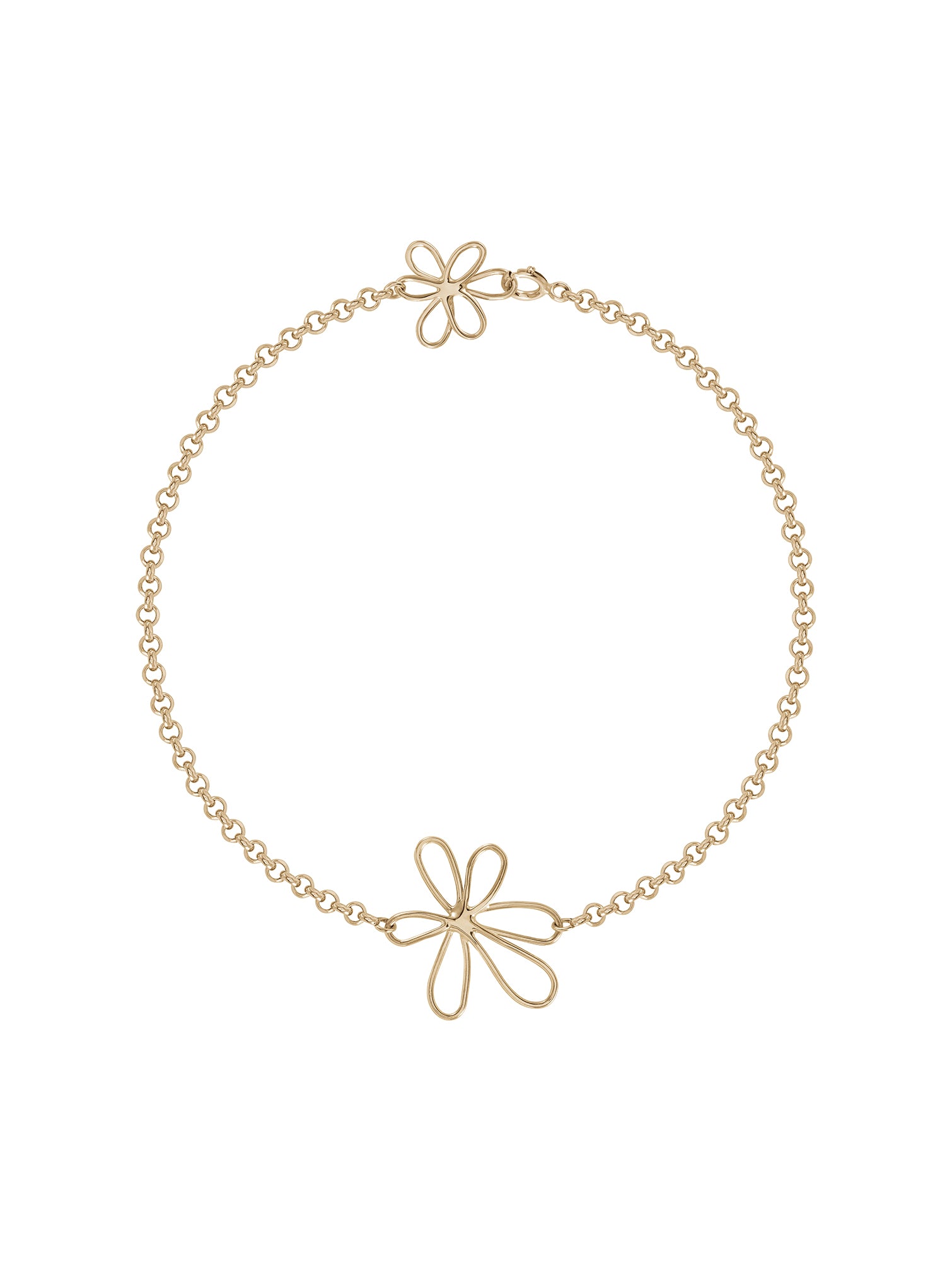Fuji Bracelet - delikatna, złota bransoletka wykonana ręcznie