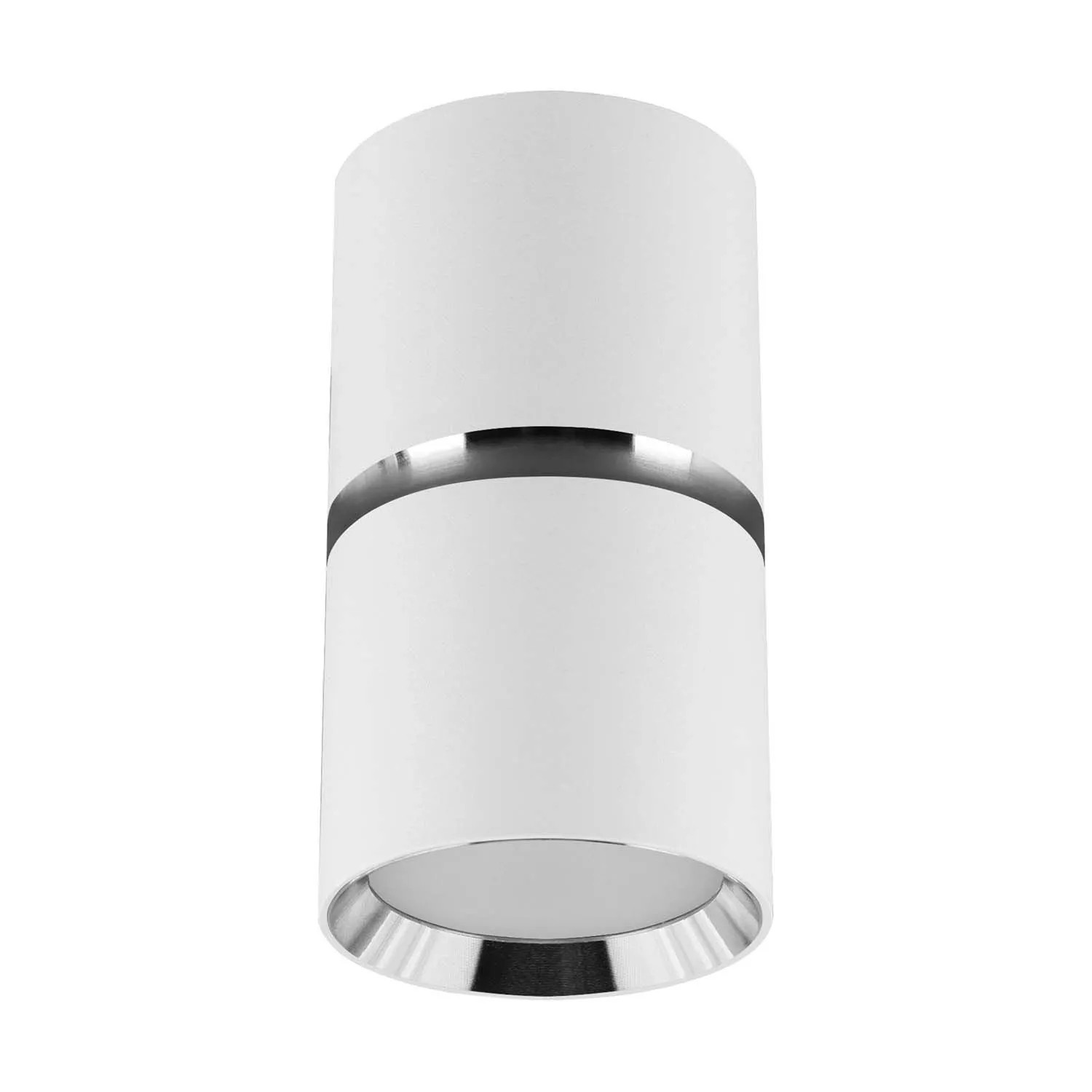Struhm Lampa sufitowa tuba DIOR DWL 1xGU10 35W 10x5,5cm biała/chrom