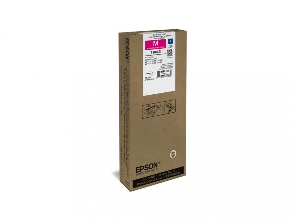 Tusz Epson T9443 (C13T944340), 19.9ml, 3000 stron, magenta (purpurowy)