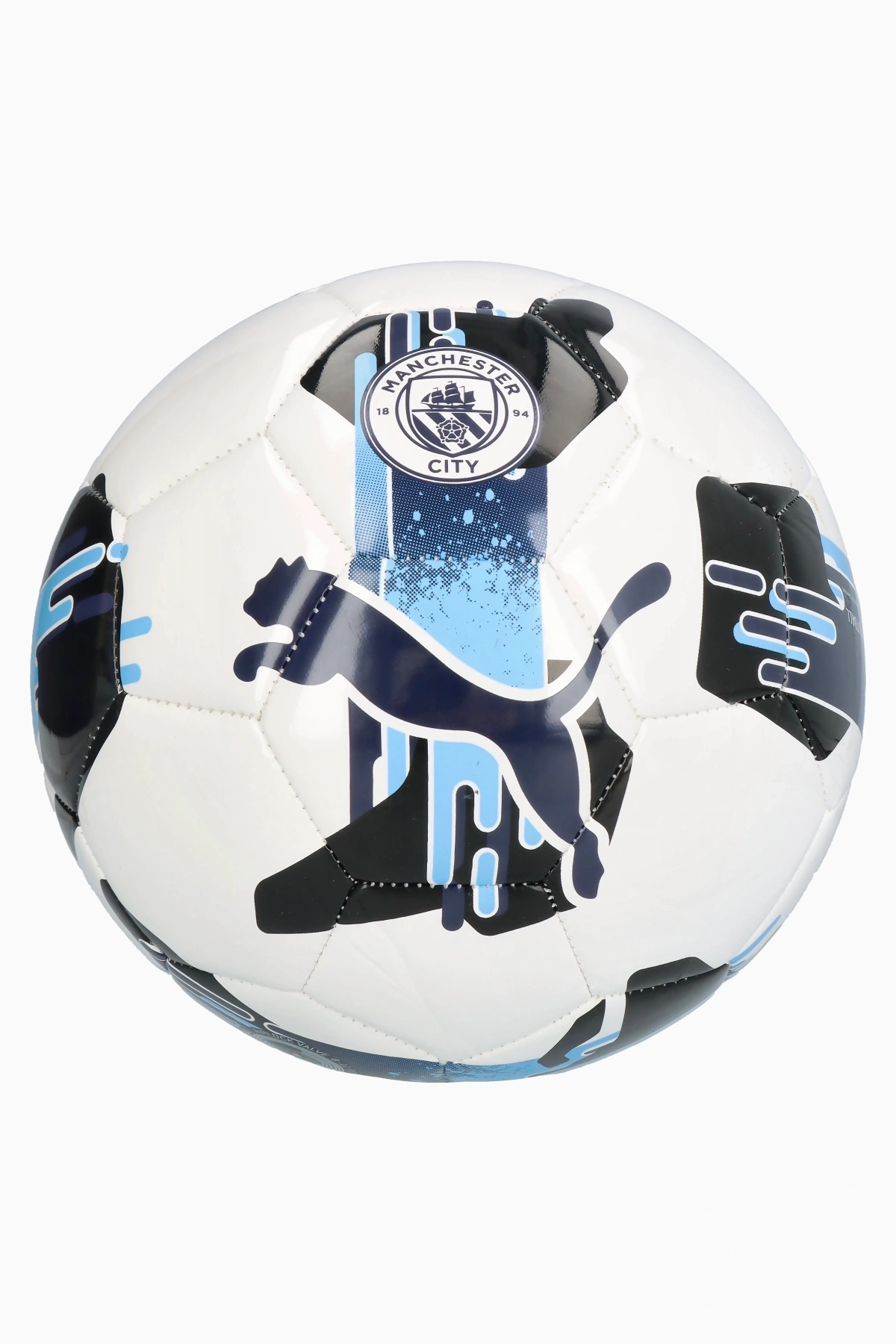 Piłka Puma Manchester City 25/26 Orbita 6 rozmiar 5 - Granatowy