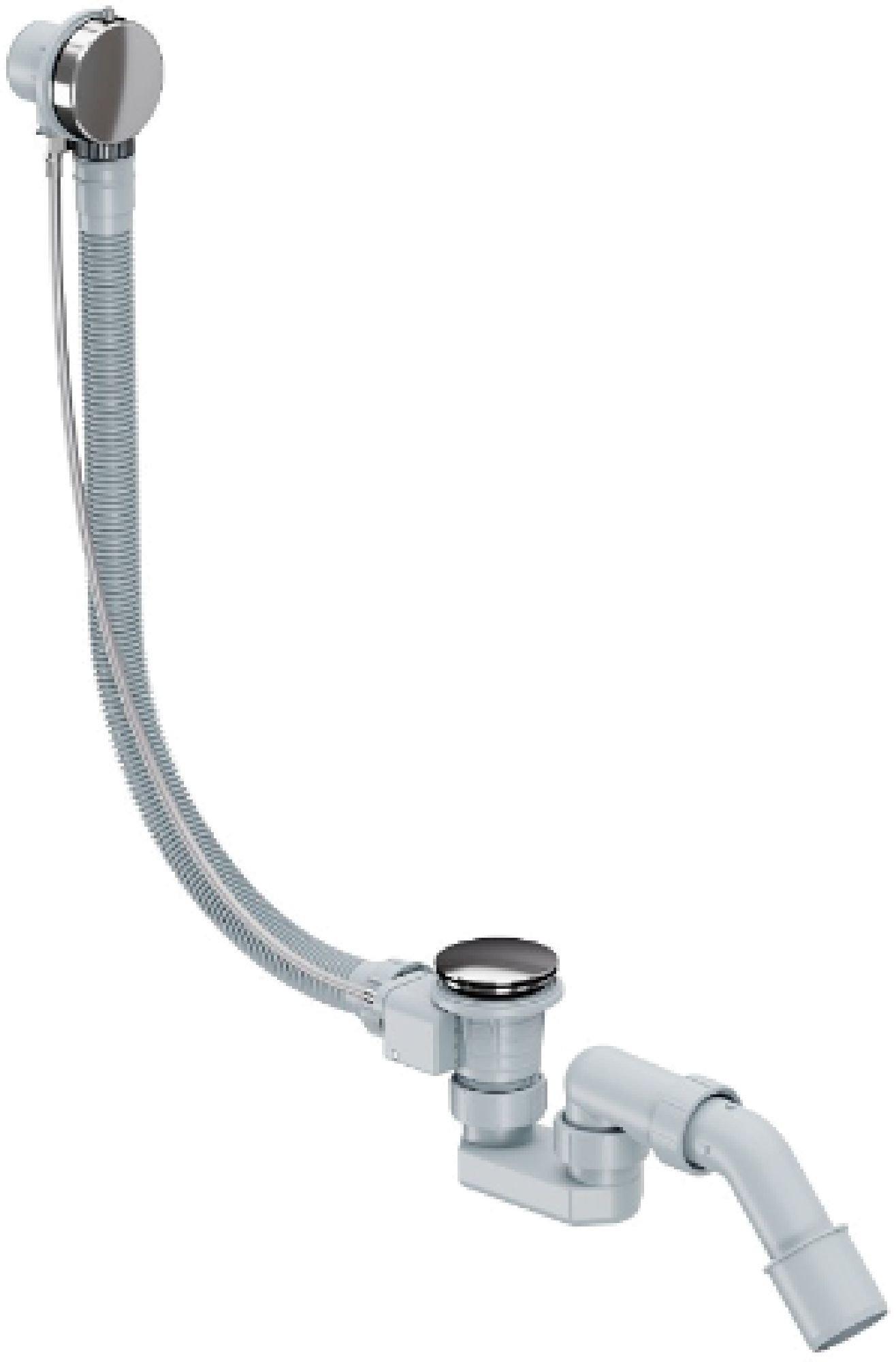 Excellent Simple syfon z przelewem chrom ARIN.3157CR - Wysyłka w 24h