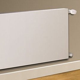 Purmo Plan Compact grzejnik płytowy 60x40 cm podłączenie boczne biały FC11 600x400
