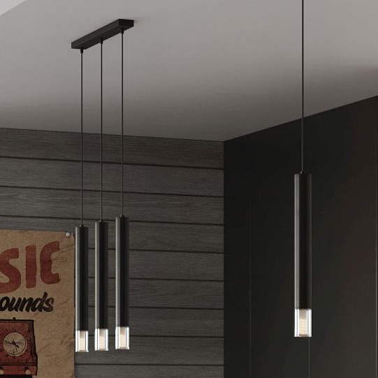 Sollux Lighting Wezyr lampa wisząca 2x40W czarna SL.0961