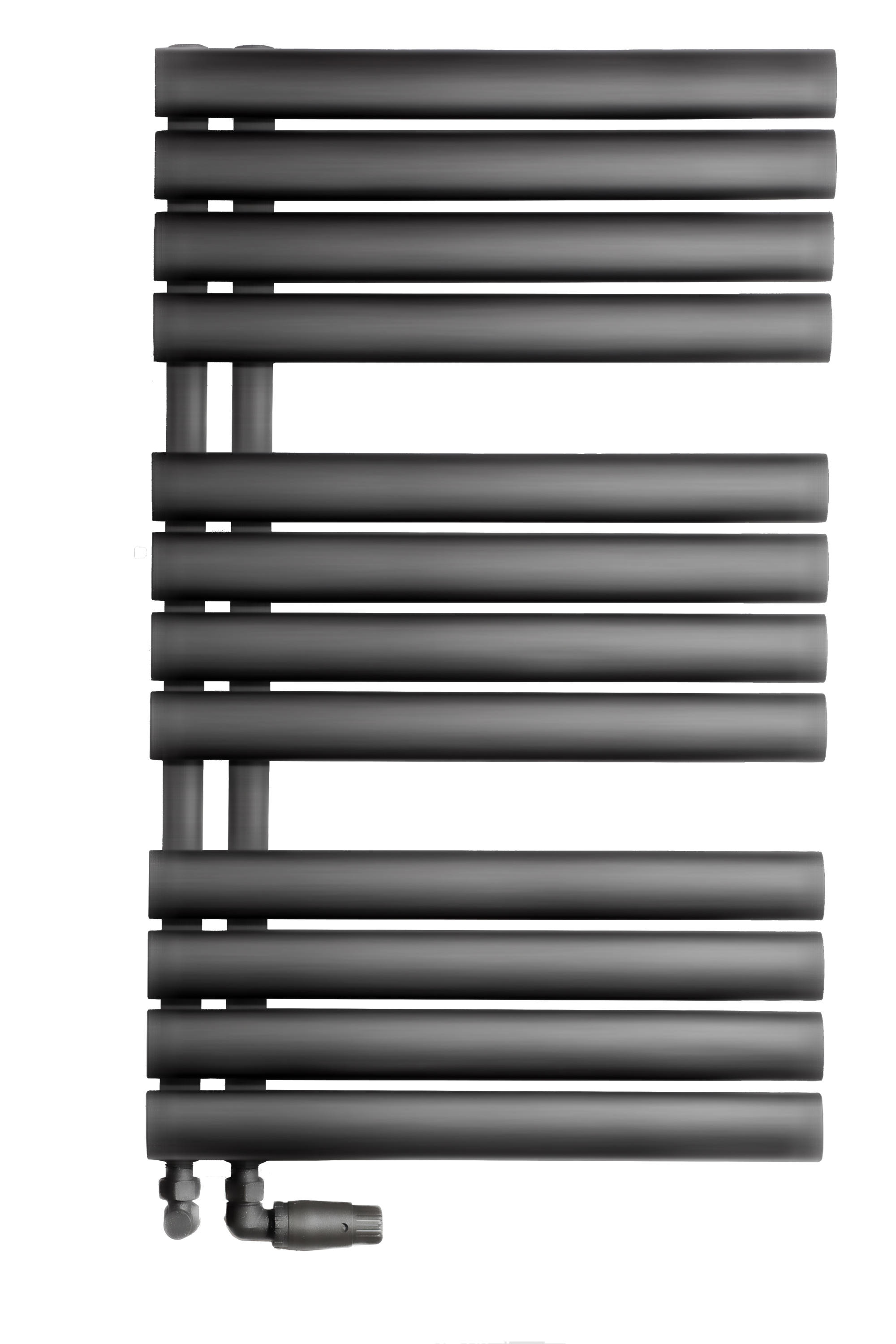 Luxrad Flag Bis grzejnik łazienkowy 116,4x60 cm antracyt FLA11646007016