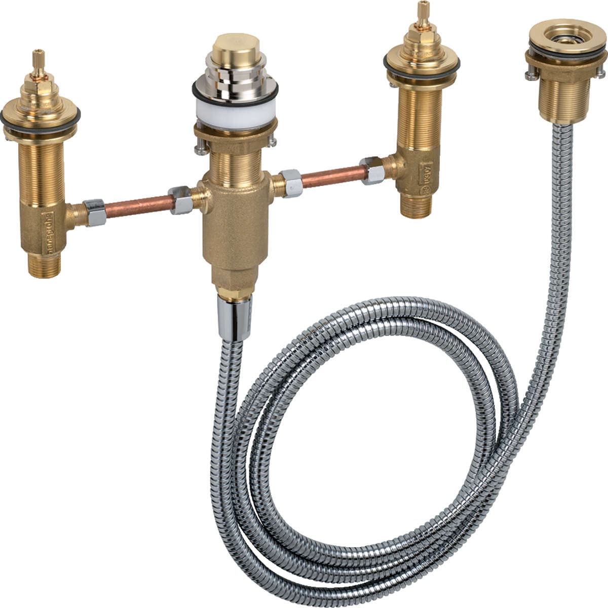 Hansgrohe zestaw podstawowy baterii wannowej 4-otworowej 13244180 - Wysyłka w 24h