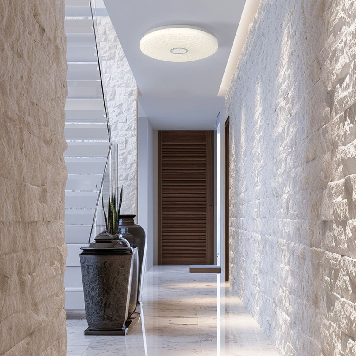 Light Prestige Solaro plafon 1x12 W biały LP-5490/1C-26 WH
