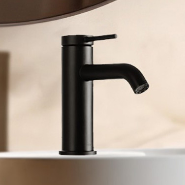 Invena Kalitea bateria umywalkowa stojąca czarny BU72004 - Wysyłka w 24h