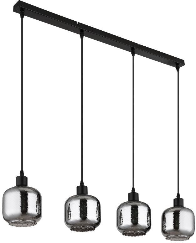 Globo Lighting Xia lampa wisząca 4x25 W czarna 15754-4H