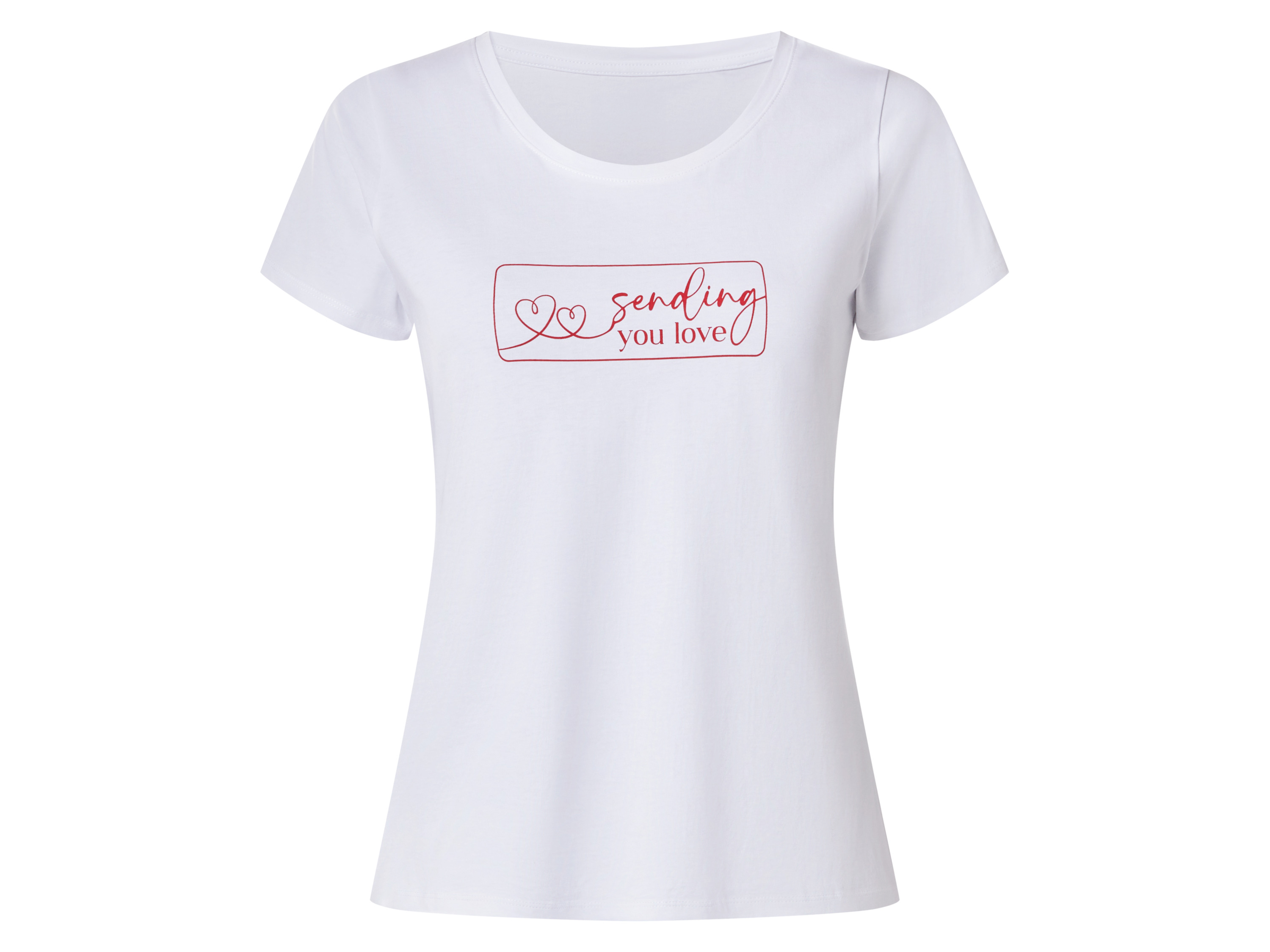 esmara T-shirt damski z biobawełny Biały, XS 32/34