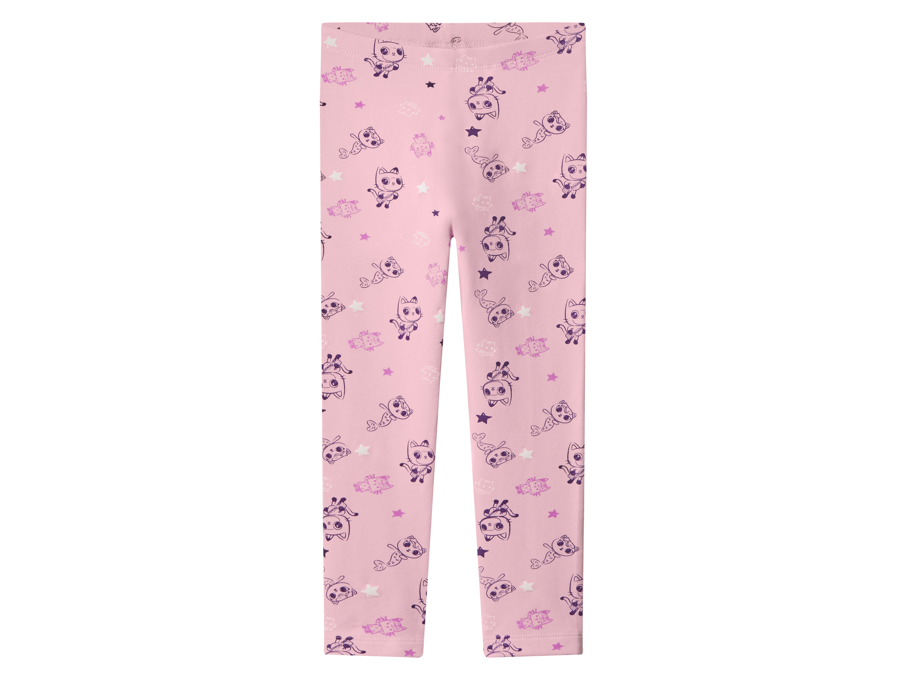 Legginsy termiczne dziecięce z bawełną Różowy, 98/104