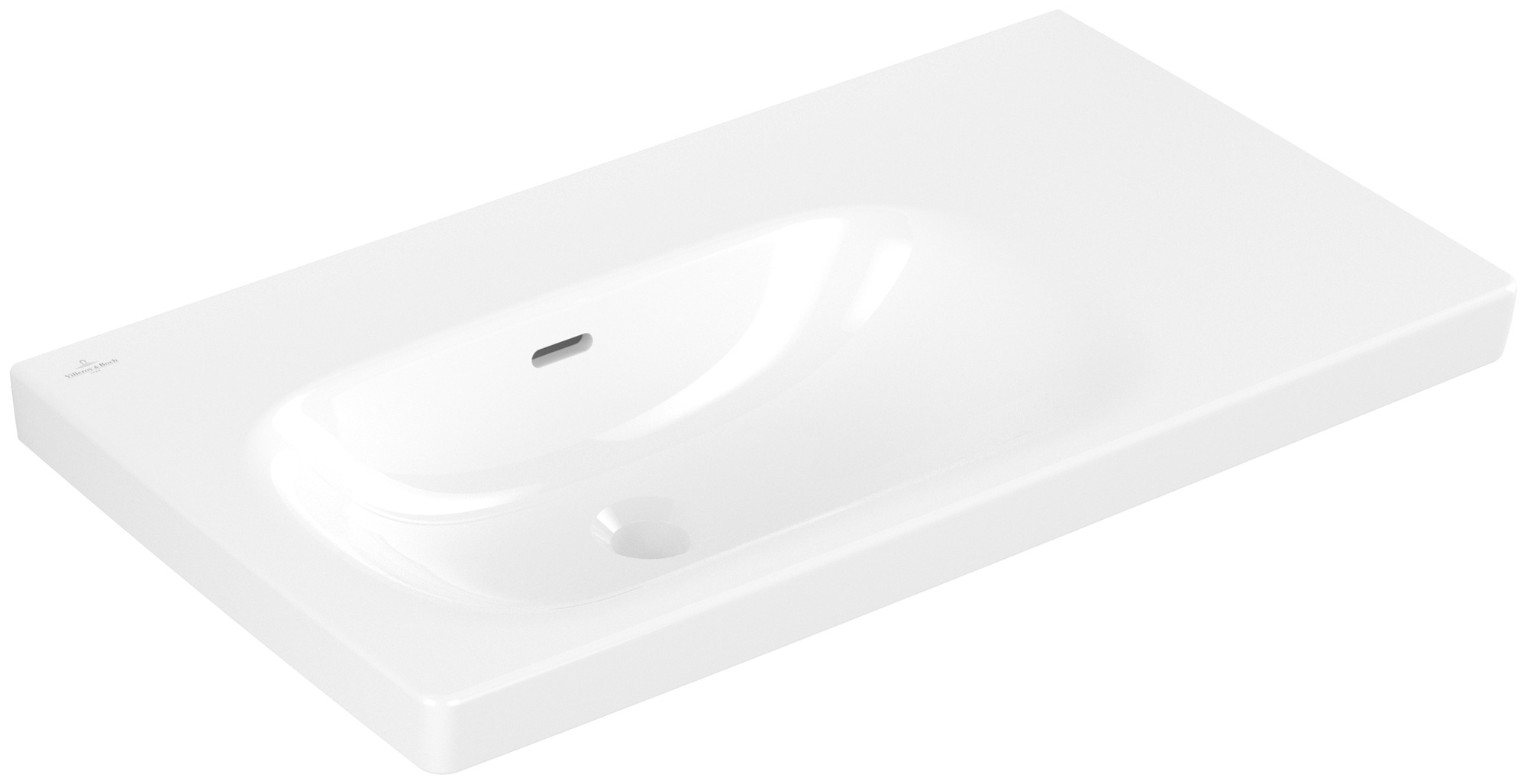Darmowa Dostawa - Umywalka 80x46 cm prostokątna meblowa biała Villeroy & Boch Skyla 5A52L3R1