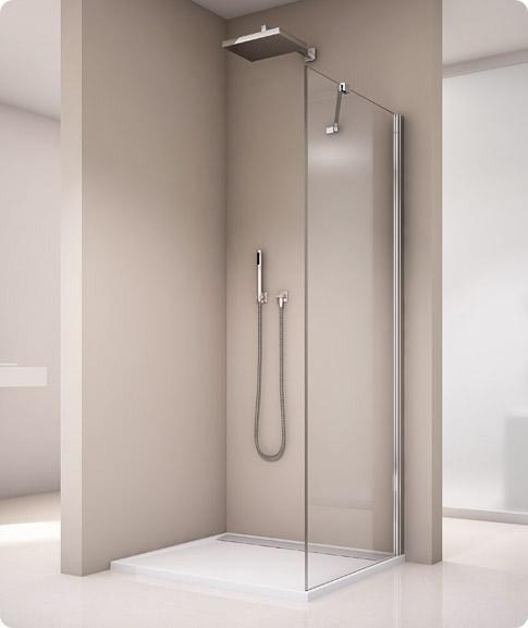Darmowa Dostawa - Ścianka prysznicowa 80 cm Ronal Solino SOLT108005007