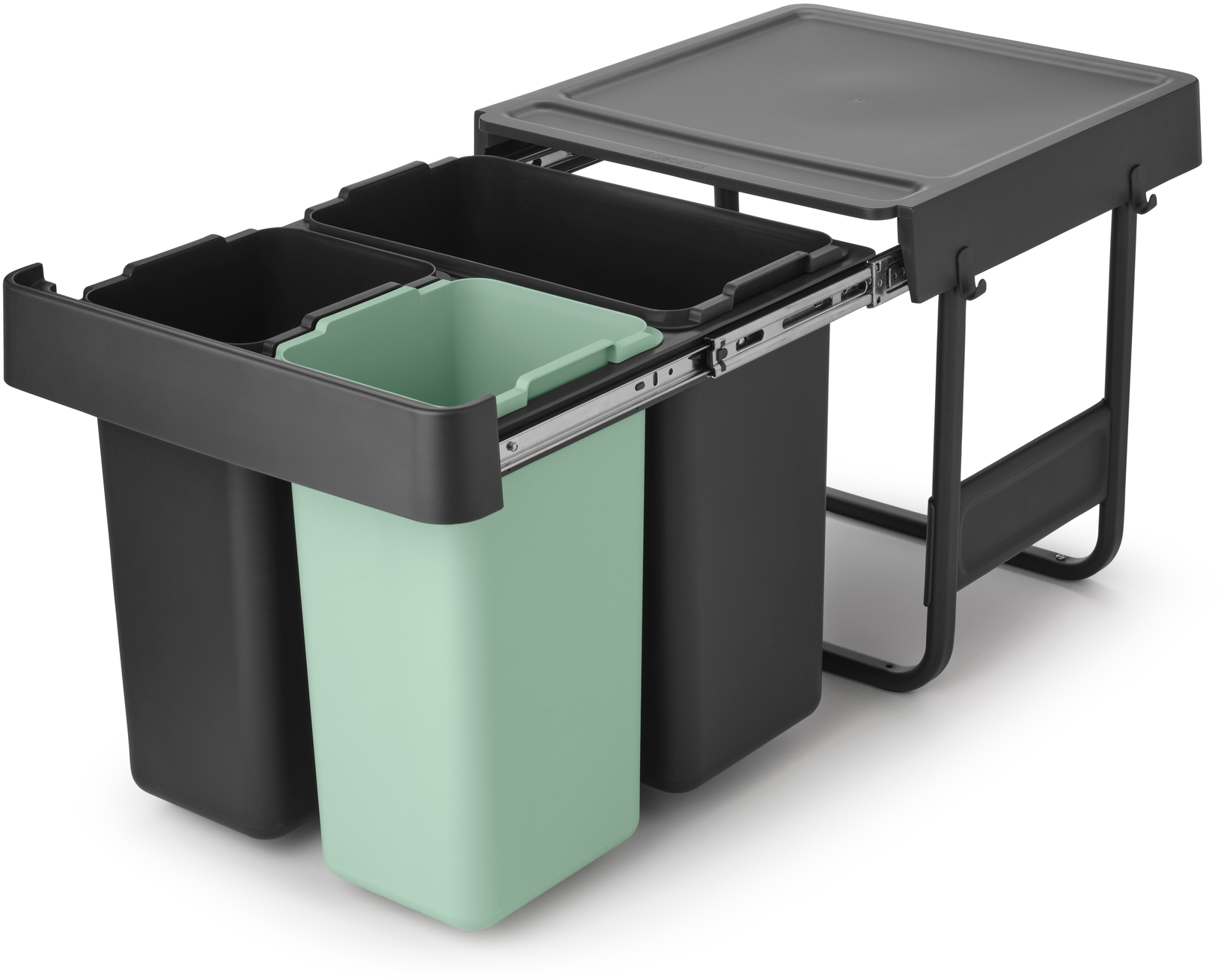 Darmowa Dostawa - Sortownik na odpady 10 l czarny Brabantia Sort & Go 232541