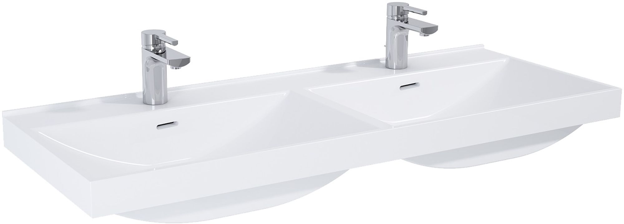 Darmowa Dostawa - Umywalka 121x46 cm prostokątna meblowa biała Elita Maxxi RE041200078060