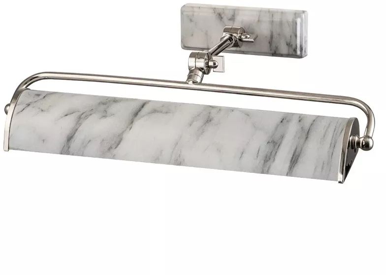 Darmowa Dostawa - Kinkiet 2x40 W biały-nikiel Elstead Lighting Winchfield WINCHFIELDPLM-PNWM
