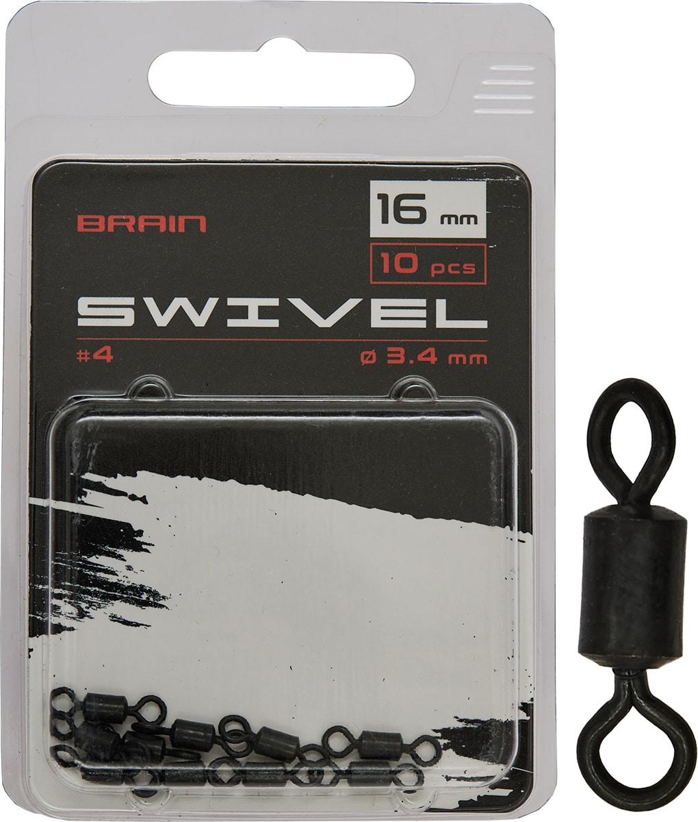 Brain Krętlik Swivel #4, 16mm, diam 3,4mm