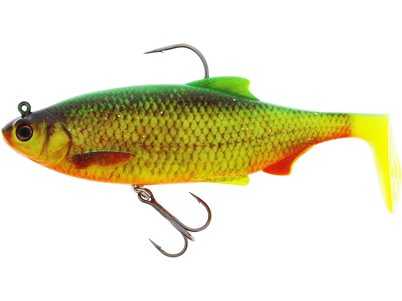 Westin Guma Ricky The Roach Shadtail R 'N R 18cm 113g Firetiger Rudd