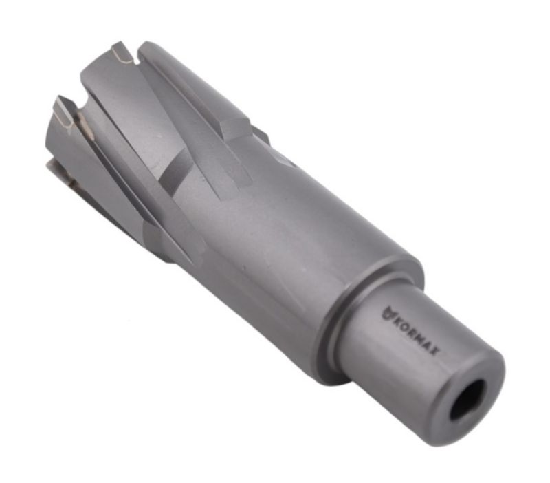 Frez trepanacyjny do metalu z węglika spiekanego Kormax 30x50mm z uchwytem Weldon (TCTAC3050) 1 szt.