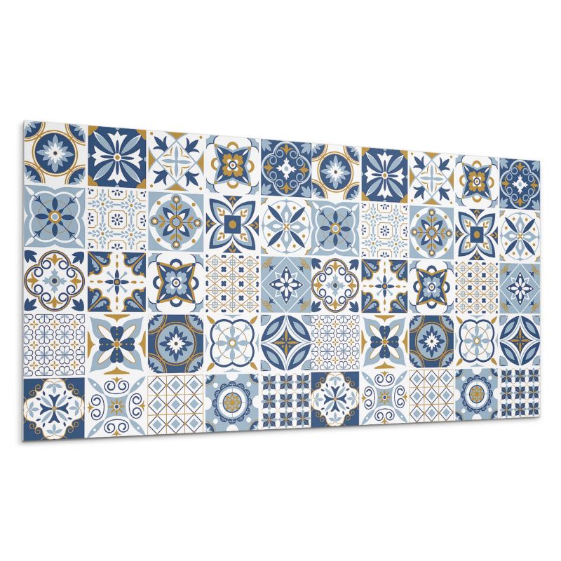 Panele samoprzylepne Wallfluent 60x30 cm Motywy ornamentów kaflowych 6 szt.