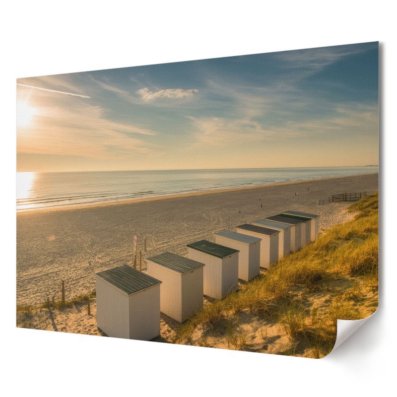 Plakat Wallfluent Format A3 Plażowy krajobraz Artysta Kairoo 1 szt.