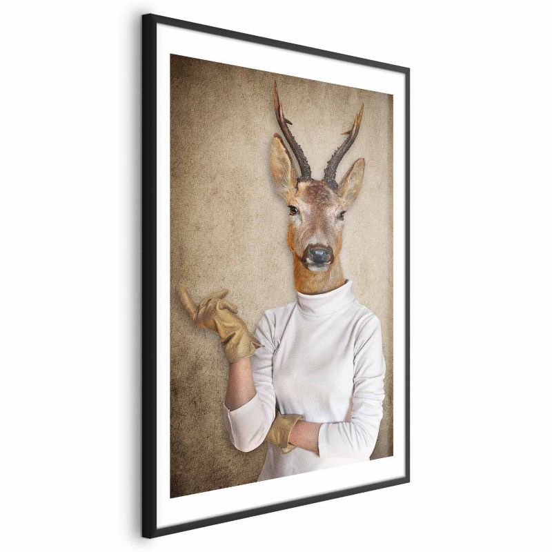 Plakat Artgeist Pani domu 29,7x42 cm z ramą czarną 1 szt