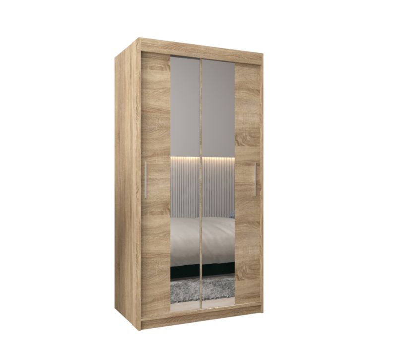 Szafa przesuwna Garderoba Abiks Tokyo 1 100 sonoma + sonoma 1 szt.