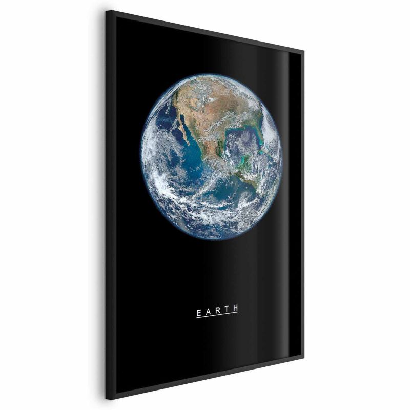 Plakat Artgeist Ziemia 40x60 cm z ramą czarną bez marginesu 1 szt