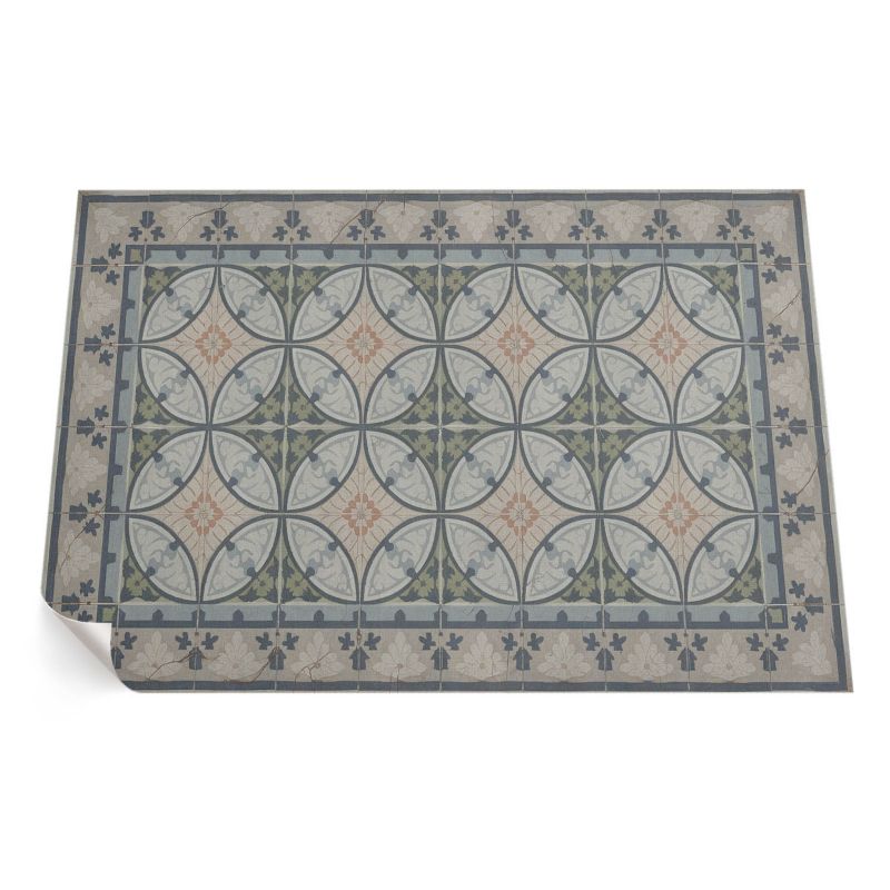Zewnętrzny Dywan Winylowy ArtPrintCave 150x225 cm Mozaika z kafli ceramicznych vintage 1 szt.