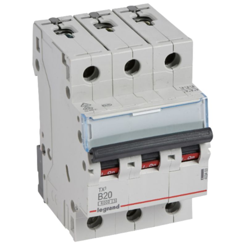 Wyłącznik Nadprądowy Legrand 3P B 20A Tx3 S303 6Ka Ip20 400V Ac 1szt.