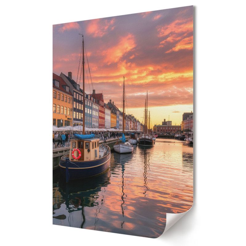 Plakat na ścianę Wallfluent Format A3 Kolorowe nabrzeże Kolektyw View 1 szt.