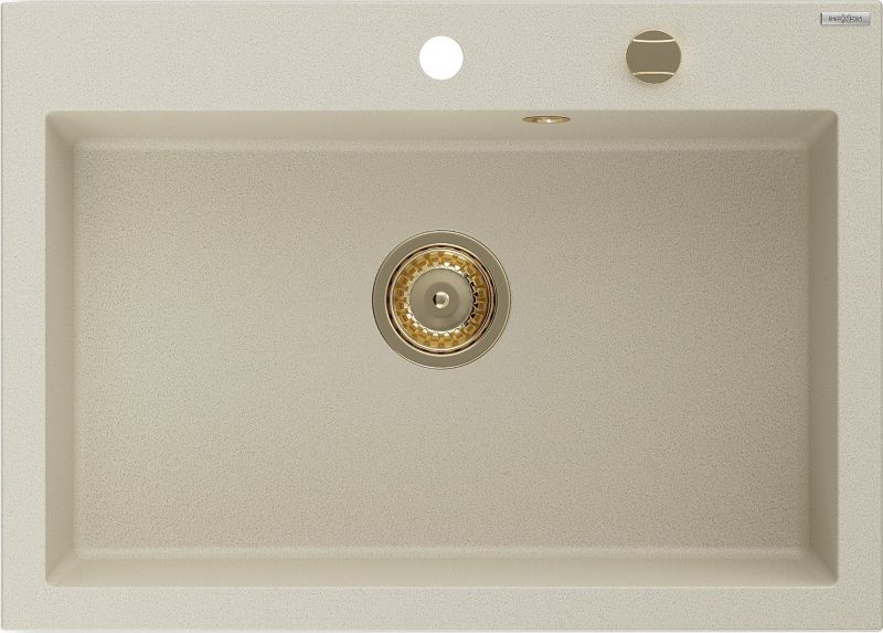 Zlewozmywak wpuszczany Mexen Elix beżowy 700 x 500 mm - 6526701005-69-G