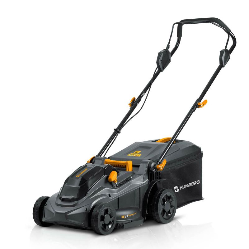 Kosiarka akumulatorowa Humberg HM-610 bezszczotkowa 2 aku mocna 1000W 37cm szara 1szt.