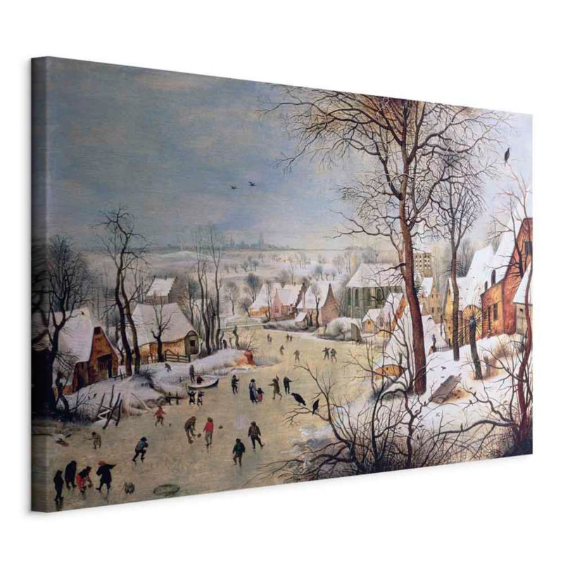 Obraz Artgeist Zimowy pejzaż 90 x 60 cm płótno włoskie 1 szt