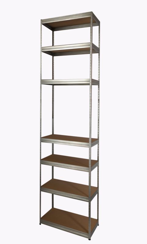 Regał metalowy MODO24 magazynowy ocynkowany helios 270x35x35cm 7 półek po 175 kg 1 szt.