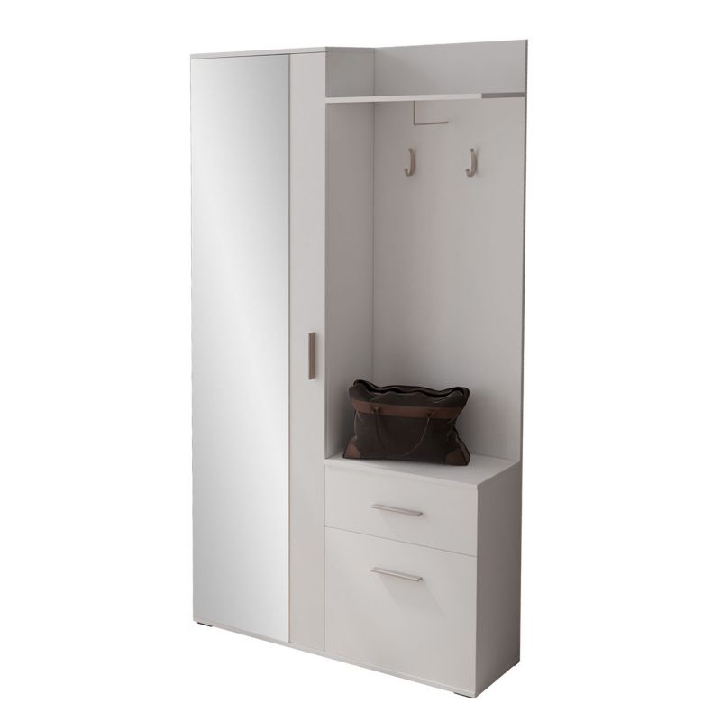 Garderoba MIRJAN 24 Lux biel alpejska 1 szt.