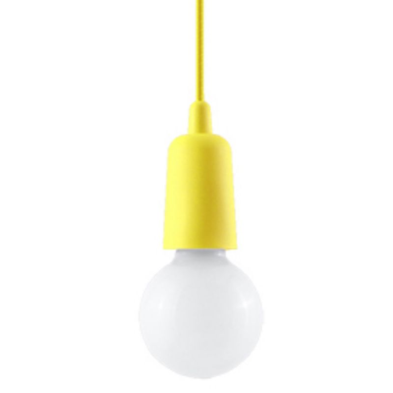 Lampa sufitowa Pure Lume MATERO żółta 1xE27x60W IP20 wym:100x10x10cm - 1 szt.
