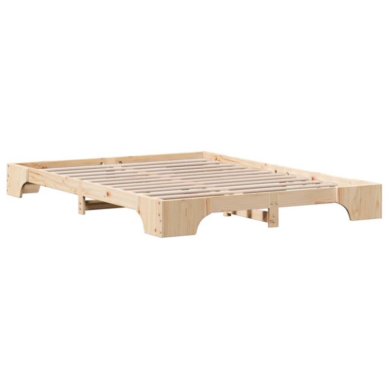 Rama łóżka WaszeMeble 150x200 cm Naturalny sosna WM-872857 1 szt.