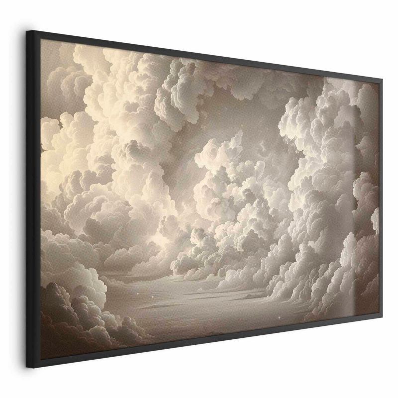 Plakat Artgeist Miękka gra światła 90x60 cm z ramą czarną 1 szt