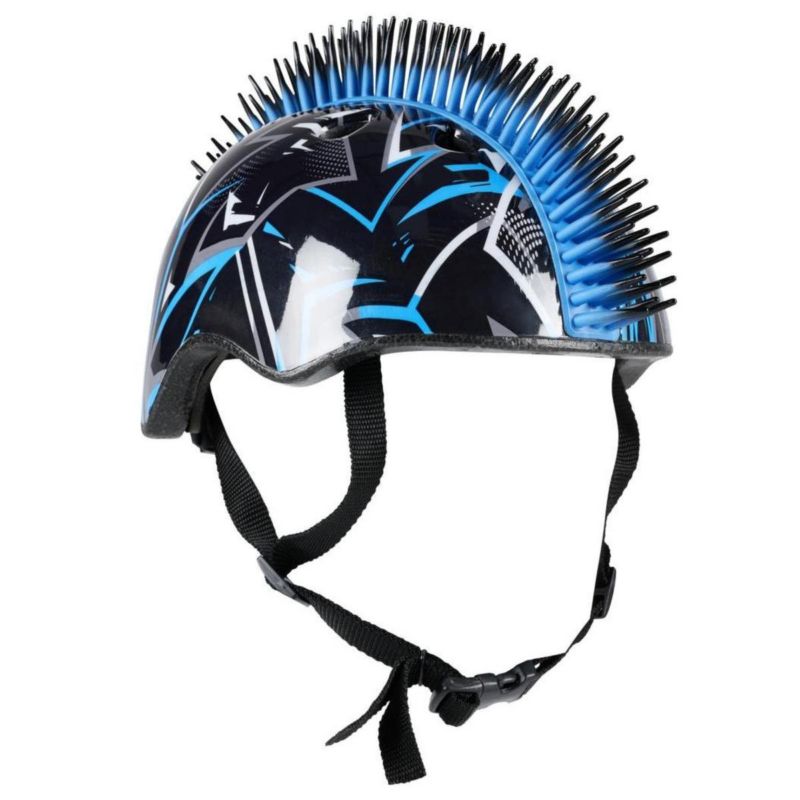 Kask Edco rowerowy dziecięcy regulowany Mohawk r.(48-52cm) black/ blue 1szt.