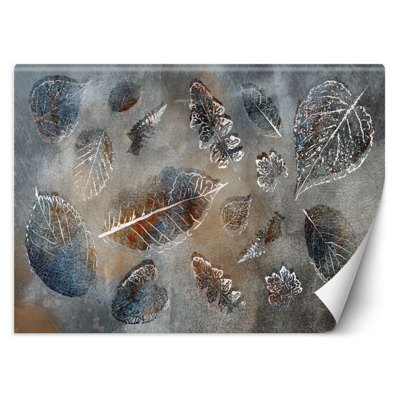 Fototapeta Feeby Szare jesienne liście 200x140 1 szt
