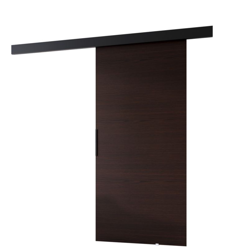 Drzwi przesuwne MINIO go for it PRIM A 96 cm wenge z czarną maskownicą 1 szt.