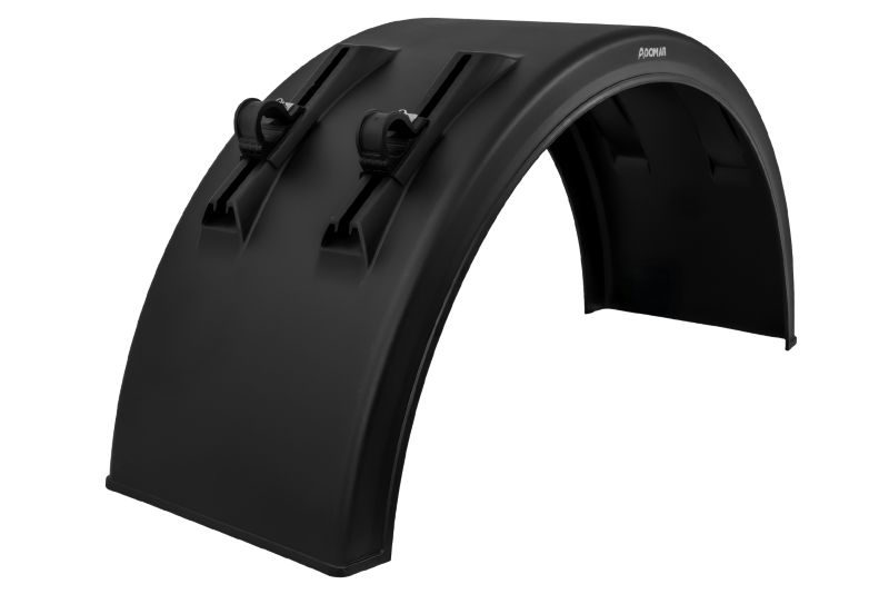 Błotnik do naczepy przyczep 19,5-22,5" DOMAR nadkole 1250/430mm z uchwytami 1 szt.