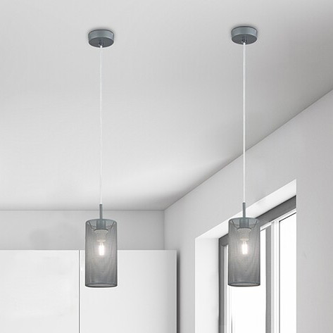 Rabalux Callia lampa wisząca 1x25W popielata 3018