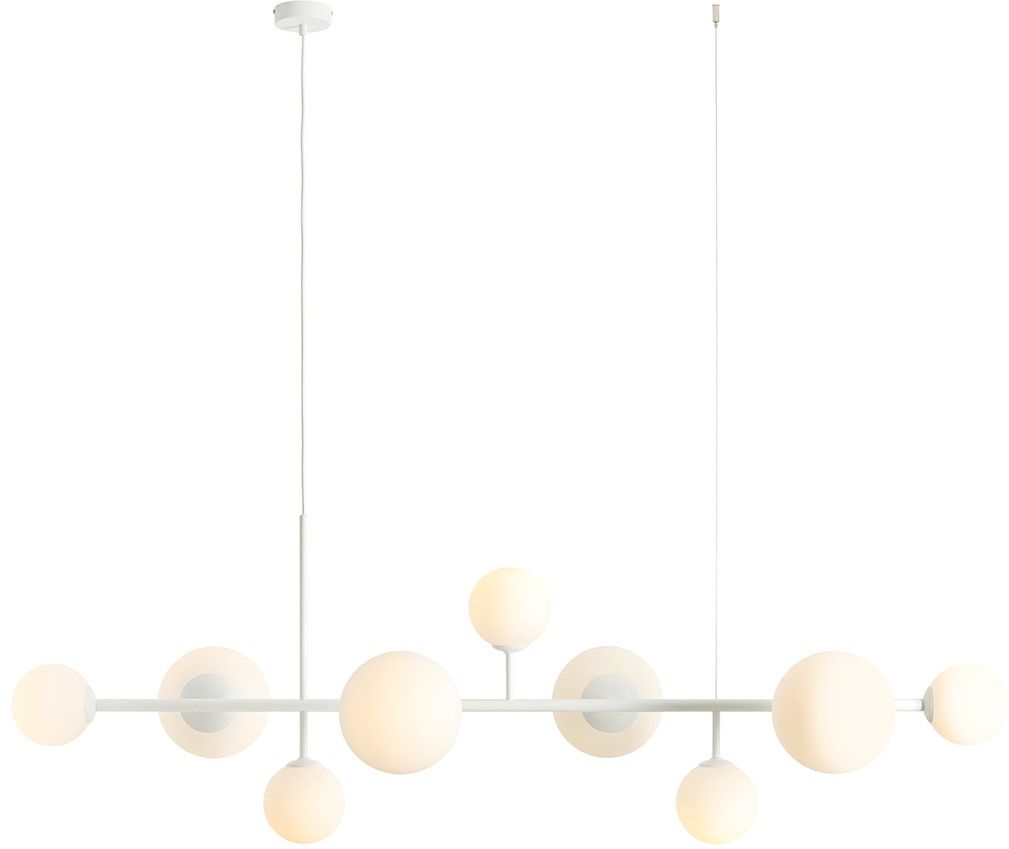 Aldex Dione lampa wisząca 9x10 W biała 1092N