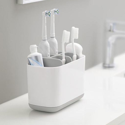 Joseph Joseph Easy Store pojemnik na szczoteczki do zębów biały/szary 70510