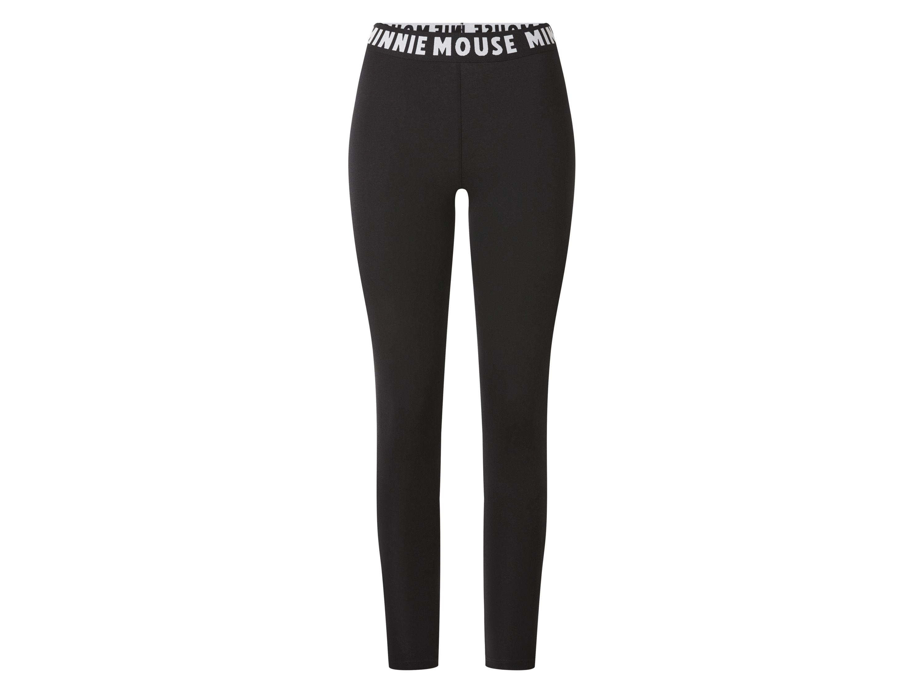 Legginsy damskie z bawełną Minnie/czarny, XS 32/34