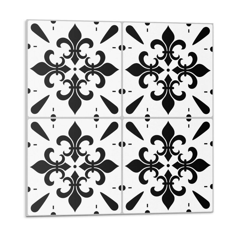 Kafelki samoprzylepne Wallfluent 20x20 cm Kwiatowe wzory na delikatnym tle 20 szt.