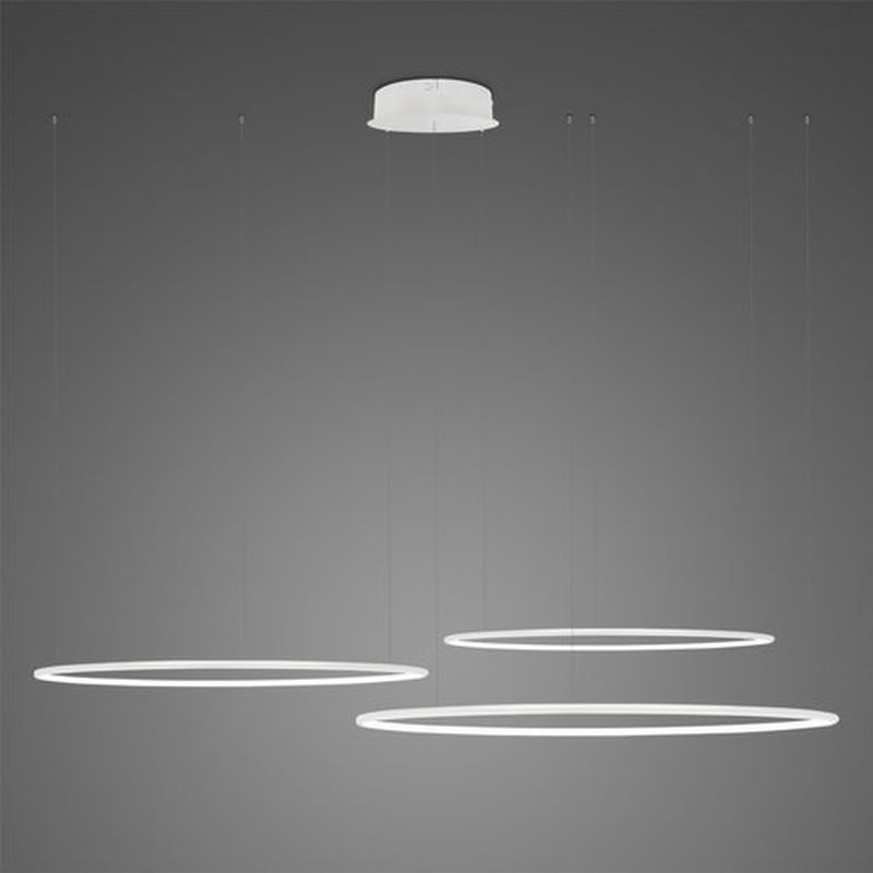 Altavola Design Ledowe Okręgi lampa wisząca x68 W biała LA075/CO3_80_in_3k_white - Wysyłka w 24h